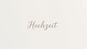 Was schreibt man auf den Umschlag zur Hochzeit?