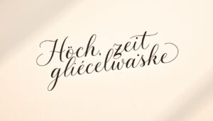 Was wünscht man zur Hochzeit?