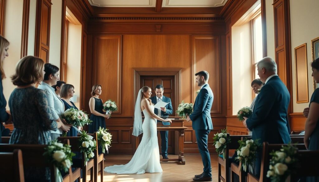 Wie läuft eine standesamtliche Hochzeit ab?