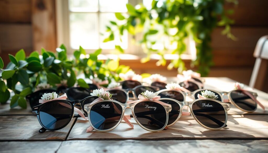 personalisierte Sonnenbrillen Hochzeit